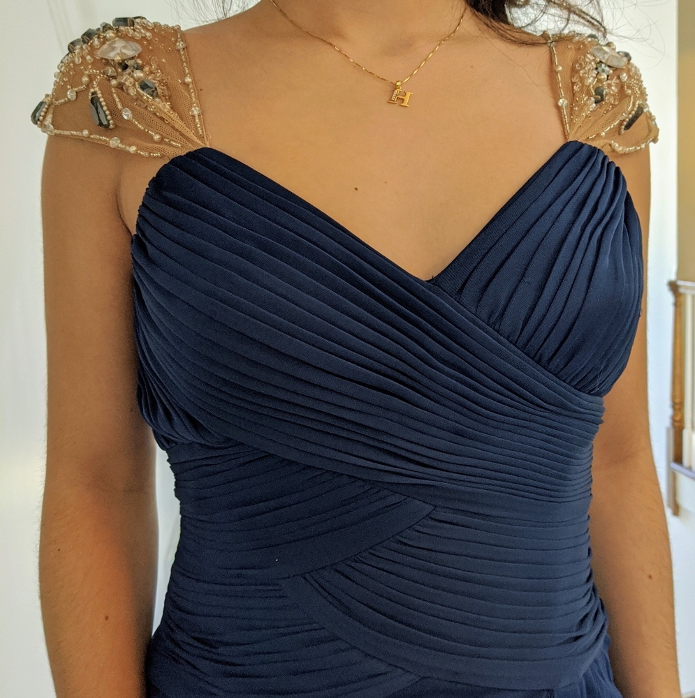 Adrianna Papell for E-Red Carpet Blue Gown Sz 4